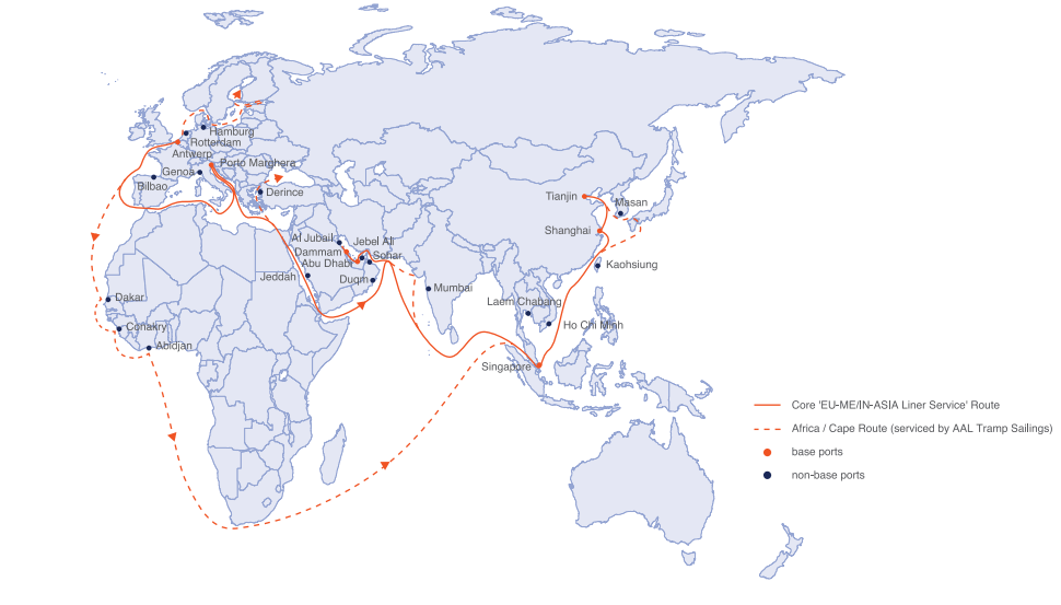 中国到欧洲国家海运空铁海运